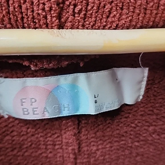 Free People Beach Everywhere Hoodie L - Picture 3 of 3